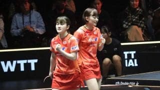 大藤沙月、横井咲桜ペアが初陣で見せた圧巻ストレート　世界2位の韓国ペア撃破に「自分たちのプレーを続けること」【WTTファイナルズ福岡】