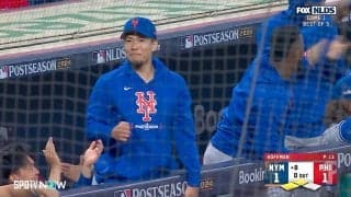 マジでどうした？ メッツ・千賀滉大に“異常事態”「これ本当？w」 ベンチで様子がおかしくなる… ネット騒然「変わりすぎ」「本人？」