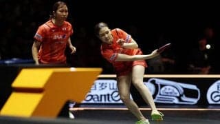 「カットマンでもやれる」世界1位＆3位撃破の佐藤瞳、橋本帆乃香ペアが明かした想い　中国ペア下して証明した存在価値【WTTファイナルズ福岡】