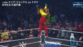 衝撃映像！ \"大女\"レスラーの空中技を「返した！？」まさかの切り返しに「頭から危ない」「一体なにが起きた？」