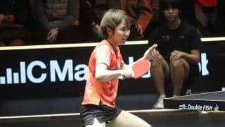 平野美宇、世界7位に敗戦もパリ五輪単出場で「夢がかなった1年」　今後については「卓球でも人間的にも成長したい」【WTTファイナルズ福岡】
