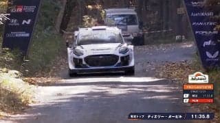 ブレーキで白煙！世界最速ラリーカー、“思わぬトラップ”に危機一髪 「乗ると怖い」恐怖の路面で神業コーナリングの瞬間