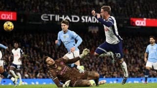 シティが要塞エティハドでスパーズに4失点惨敗…ホームではPL33戦、公式戦52戦ぶり黒星で泥沼5連敗【プレミアリーグ】