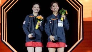 世界一掴んだカットマンペアが見せた矜持　佐藤瞳は「忍耐強さは負けない」橋本帆乃香は「迷った時にお互いを信じられる」【WTTファイナルズ福岡】