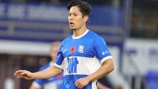 バーミンガム岩田智輝が今季の公式戦5ゴール目！　一方で地元メディア評は敗戦試合とあって厳し目　「攻撃をまとめられなかった」