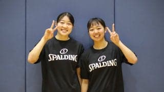 【全日本インカレ開幕特別対談】  春高女王で「ずっとライバル」の先輩後輩が大学日本一を争う  就実高出身セッター、岩本沙希（日本体大）と河本菜々子（青山学院大）