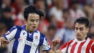 久保建英の途中交代は予定どおり？ ソシエダ指揮官は現地記者の質問に「全員代えたかった」