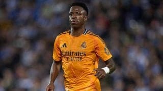 レアルFWヴィニシウスが左ハムストリング負傷…全治3週間、CLリバプール戦で不在に