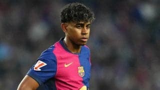 「欠場する最後の試合と願っている」離脱中ヤマルの状態についてフリック監督、CLブレスト戦はバルデも欠場「明日は無理」