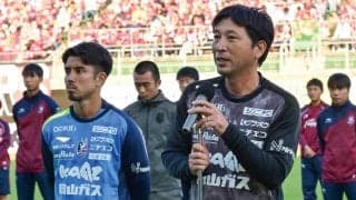 悲願のJ1初昇格へ…J2岡山の木山隆之監督&竹内涼がPO準決勝へ意欲「我々が培ってきたものを最大限出せるよう全力で」