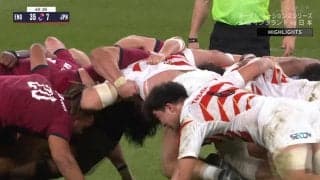 ラガーマンのアドレナリンが爆上がりする瞬間はここ！スクラムで押し勝った日本代表FW陣の雄叫びがすさまじい