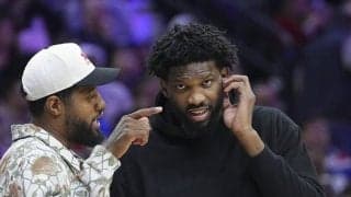 左ヒザのケガに悩まされているジョエル・エンビードが4戦連続の欠場