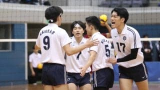 全日本インカレ　男子は日本体大と専修大、女子は筑波大と青山学院大が決勝へ