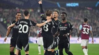 2戦連続5ゴールのアーセナルが打ち合い制して公式戦3連勝！　サカ躍動にウーデゴールにも初ゴール【プレミアリーグ