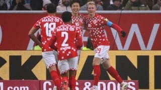 ブルカルトのドッペルパックでマインツが3連勝、フル出場の佐野海舟はCKから際どいヘディングシュート【ブンデスリーガ】