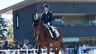 ブラストワンピースは昨年より順位上げて7位 引退馬の馬術競技会「RRC」に登場