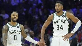 ヤニスが40得点超えのトリプルダブル…リラードとのデュオでNBA史上最多の快記録も