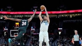 ドンチッチが5試合ぶり復帰戦で36得点…マブスはブレイザーズとの激しい点の取り合いに勝利