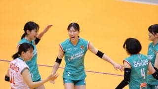 SVリーグ女子　大阪MVがホームで連勝し首位に浮上