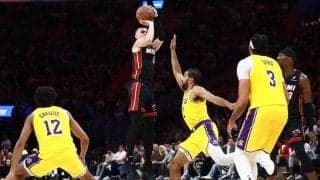 レイカーズがヒートに41点差の大敗…八村塁は14得点、第4クォーター出場せず