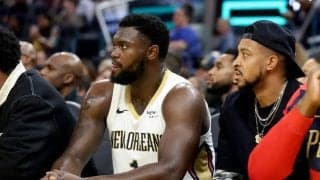 ザイオン・ウィリアムソンがハムストリング負傷のリハビリのため今後2週間を欠場