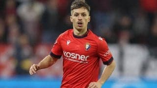 オサスナで再起のスペイン代表MFが右足骨折…バイエルンからローン加入で活躍中も全治2カ月か