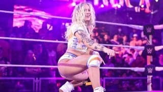 さすがに衝撃的…美女レスラー、バク宙から驚異の“片足”着地 規格外の身体能力にネット騒然