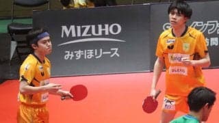 森薗政崇が振り返った静岡の連敗ストップ「1回勝つのが簡単じゃない」　昨季の王者撃破に「3勝目は勝ち方が素晴らしい」【Tリーグ】