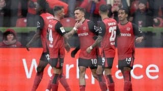 ザンクト・パウリに逃げ切り勝利のレバークーゼンが公式戦5連勝、CLインテル戦に弾み【ブンデスリーガ】