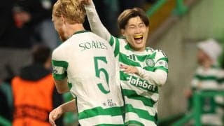 古橋の今季8ゴール目などで完勝のセルティックがリーグ戦7連勝、CLディナモ・ザグレブ戦に弾み【スコティッシュ・プレミアシップ】