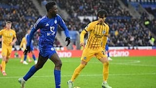 三笘薫先発のブライトンがレスターとドロー…2点リードも終盤の連続失点で逃げ切り失敗【プレミアリーグ】