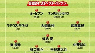 J1の2024シーズンベストイレブンは誰か 圧倒的なパフォーマンスを見せた選手たちがいる