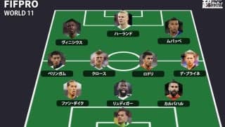 2万8000人以上のプロ選手が投票したFIFPROワールドイレブンが決定！ レアルから6人、シティから4人が選出！
