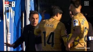 あわや一触即発！ 久保建英も止めに…「何があった？」 ソシエダ選手vs相手監督 “かかってこいよ”パフォーマンス「めっちゃ怒ってる」