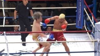 「危険な倒れ方」「早く担架を」右フックで衝撃KO ドクター駆け寄る劇的決着に心配の声