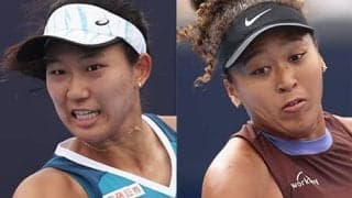 内島と大坂がトップ100、9日付世界ランク