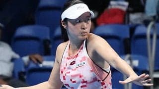 齋藤咲良、元世界14位にストレート勝ち