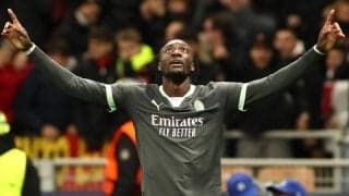 エイブラハムの終盤弾でツルヴェナに競り勝ったミランが4連勝で12位浮上【CL】