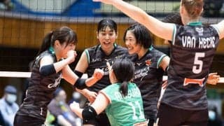 【バレー】三姉妹SVリーガー 大阪マーヴェラス・目黒優佳「三女との対戦はなんか変な感じでした(笑)」、志摩美古都「髙相みな実選手は私の目標。対戦はやっぱりなんか変な感じでした(笑)」SV女子