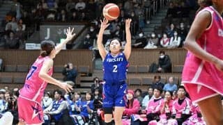 初の皇后杯4強に貢献したアイシンの岡本彩也花…「ベテランというところを少し見せられたかな」