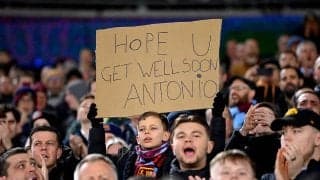 ハマーズ選手たちが事故に遭ったアントニオの見舞いへ…ロペテギ「何よりも嬉しいのは順調に回復していること」