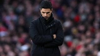 エバートンにゴールレスドローのアーセナル、アルテタ監督は｢とてもがっかり｣と肩を落とす