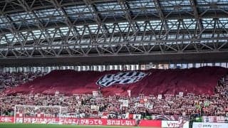 「おぉ、赤い明石海峡大橋とは！」J1神戸の2冠祝い、ヴィッセルカラーに染まった神戸の街が話題！「今日も赤いなと思ってたー」「海洋博物館が赤いの初めて見た」などの声