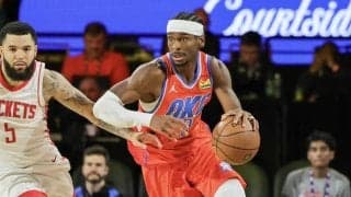 SGAが32得点を挙げてサンダーがロケッツを撃破…NBAカップ決勝でバックスと激突