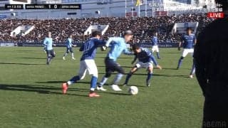 「うっま！」57歳キングカズ、“華麗なダブルプレス突破”で場内騒然！ 香川真司＆今野泰幸を振り切る「流石の技術」「わりと強めにチャージw」