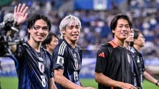 「なんだこのイケメントリオは」リーグ・アン初競演“伊東純也＆中村敬斗vs南野拓実”の仲良し談笑シーンに反響！「全員カッコ良いやん」「この動画だけで幸せ」の声