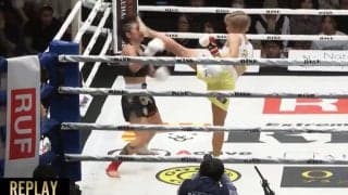 倒せる女子、ガード吹き飛ばす衝撃の左ハイKO 「泣いてる」「音すごかった」劇的結末