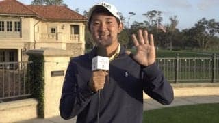 金谷拓実「報われて本当に嬉しい」　来年は憧れの先輩・松山英樹と同じ舞台に