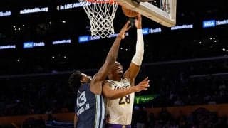 八村塁チーム最長出場でレイカーズ勝利に貢献…日本人対決お預け、グリズリーズは連勝ストップ