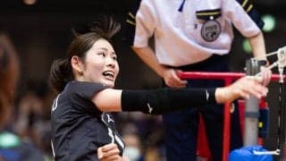 【バレー】コートに弾けるとびきりの笑顔！ SAGA久光スプリングス・北窓絢音　皇后杯バレー